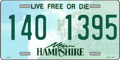 NH license plate 1401395