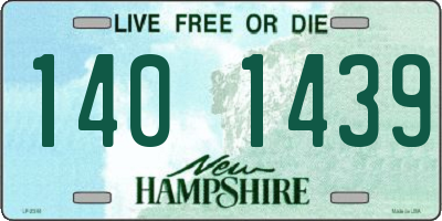 NH license plate 1401439