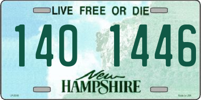 NH license plate 1401446