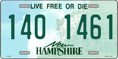 NH license plate 1401461