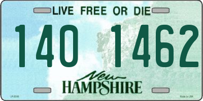 NH license plate 1401462