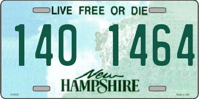 NH license plate 1401464