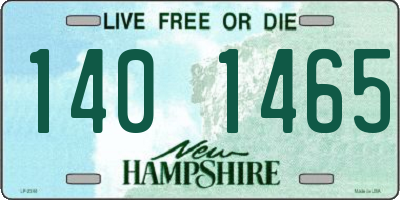 NH license plate 1401465