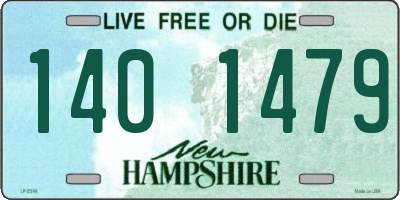 NH license plate 1401479