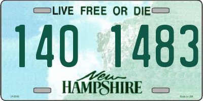 NH license plate 1401483