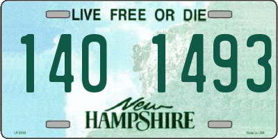 NH license plate 1401493