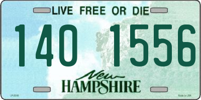 NH license plate 1401556
