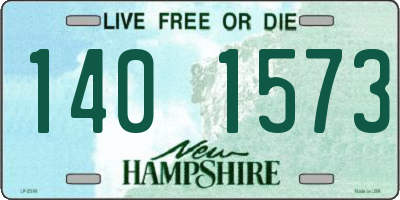 NH license plate 1401573