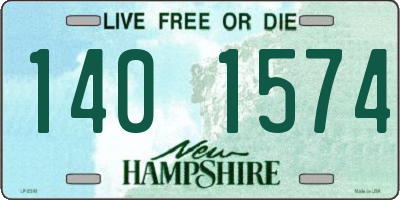 NH license plate 1401574