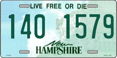 NH license plate 1401579