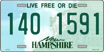 NH license plate 1401591