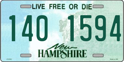 NH license plate 1401594