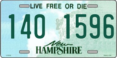 NH license plate 1401596