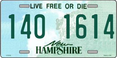 NH license plate 1401614