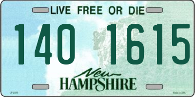 NH license plate 1401615