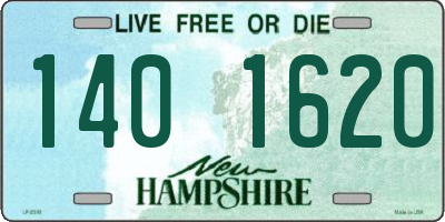 NH license plate 1401620