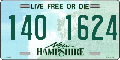 NH license plate 1401624