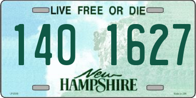 NH license plate 1401627