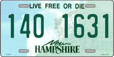 NH license plate 1401631