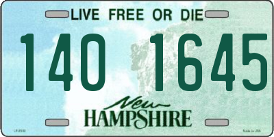 NH license plate 1401645