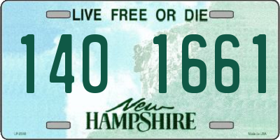 NH license plate 1401661