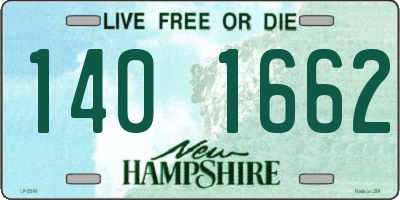 NH license plate 1401662