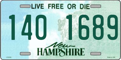 NH license plate 1401689