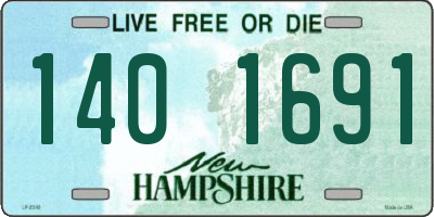NH license plate 1401691