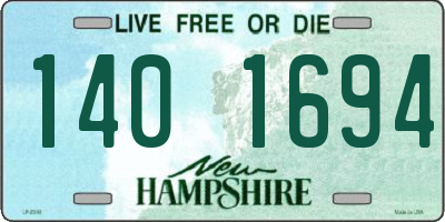 NH license plate 1401694
