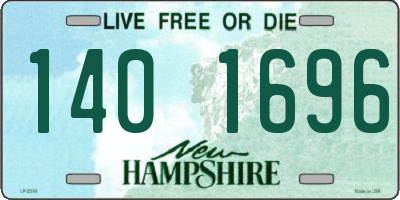 NH license plate 1401696
