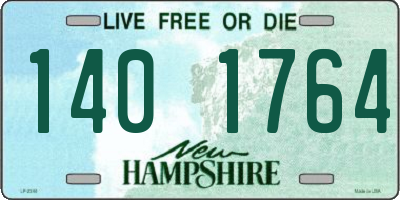 NH license plate 1401764