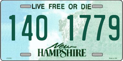 NH license plate 1401779