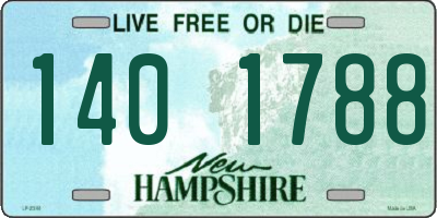NH license plate 1401788