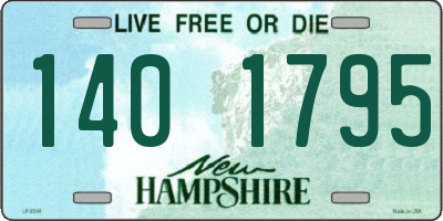 NH license plate 1401795