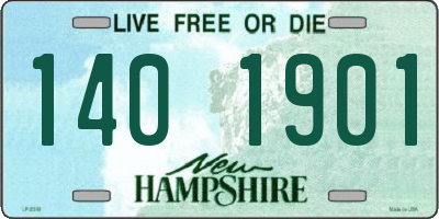 NH license plate 1401901