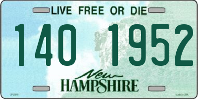 NH license plate 1401952