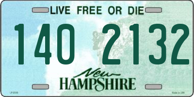 NH license plate 1402132