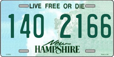NH license plate 1402166