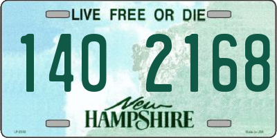 NH license plate 1402168
