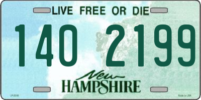 NH license plate 1402199