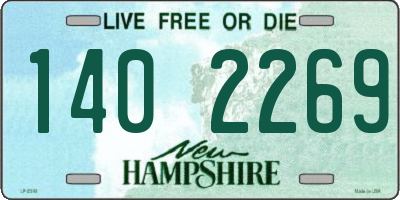 NH license plate 1402269
