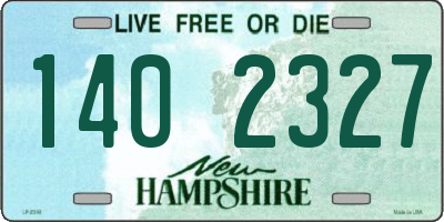NH license plate 1402327
