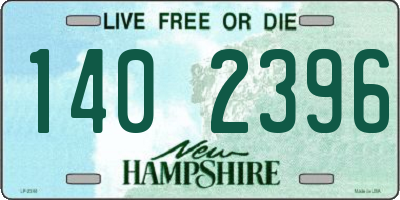 NH license plate 1402396