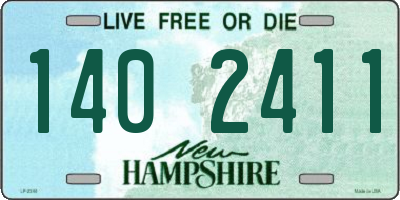 NH license plate 1402411