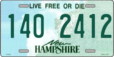 NH license plate 1402412