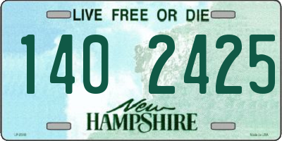 NH license plate 1402425
