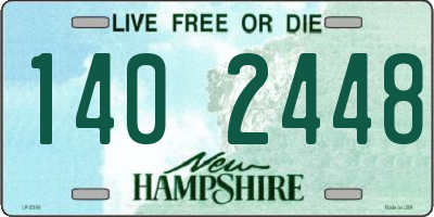 NH license plate 1402448