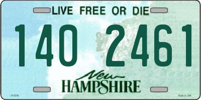NH license plate 1402461
