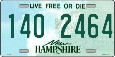 NH license plate 1402464