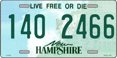 NH license plate 1402466
